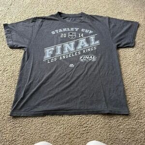 Grey Los Angeles Kings Stanley Cup 2014 Final t-shirt